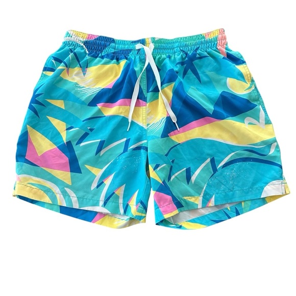 Chubbies size Large Pastel printed 5.5” Swim Shorts Trunks Mesh Lined - Picture 1 of 5
